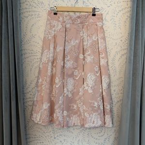 Pink Floral Dress with Toole